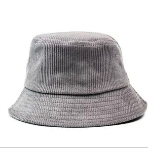 Urban Outfitters Corduroy Gray Color Unisex Bucket Hat OS Teen Or Adult NEW